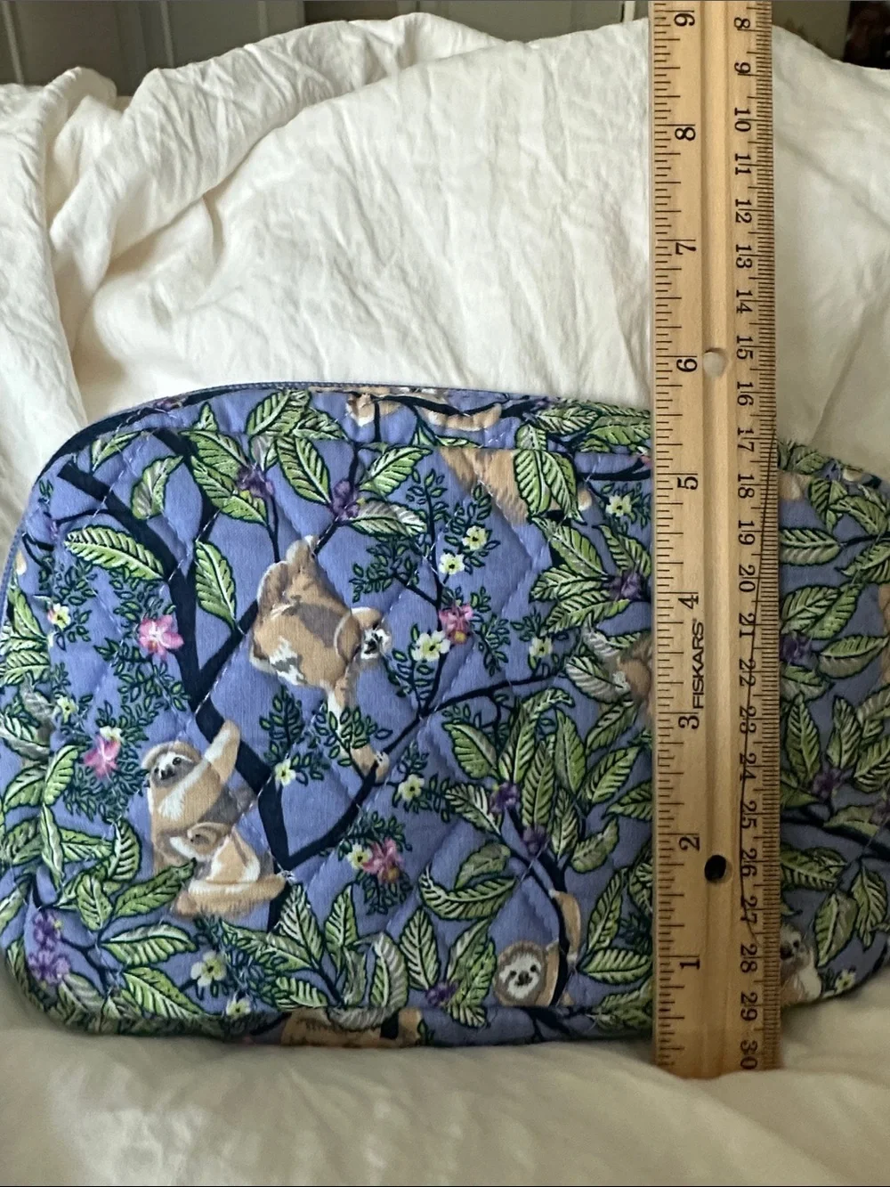 Vera Bradley Lavender Floral Sloth Quilted Tech/Cord Organizer NWT